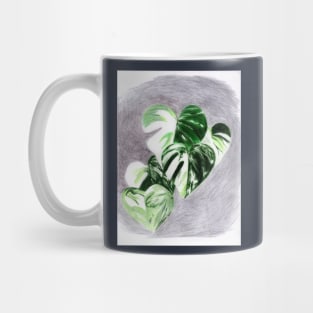 philodendron leaves Mug